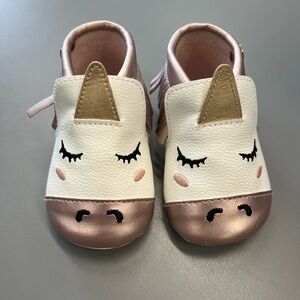 Baby girl shoes - Size 6-12 months - Unicorn